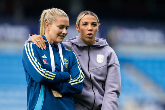 Amanda Nildén of Sweden and Celin Bizet Dønnum of Norway