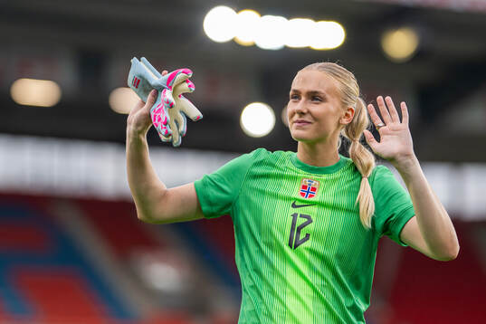 Goalkeeper Selma Panengstuen of Norway