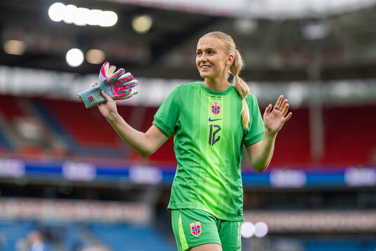 Goalkeeper Selma Panengstuen of Norway