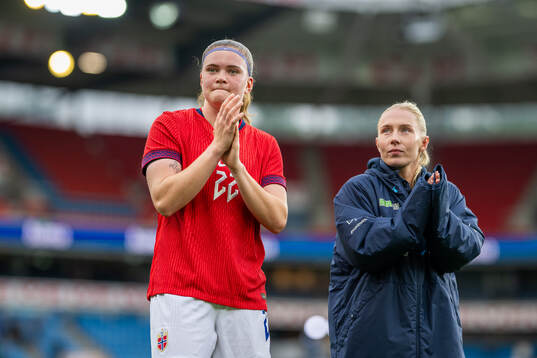 Signe Gaupset and Thea Bjelde of Norway