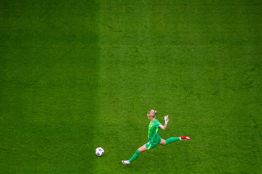 Goalkeeper Selma Panengstuen of Norway