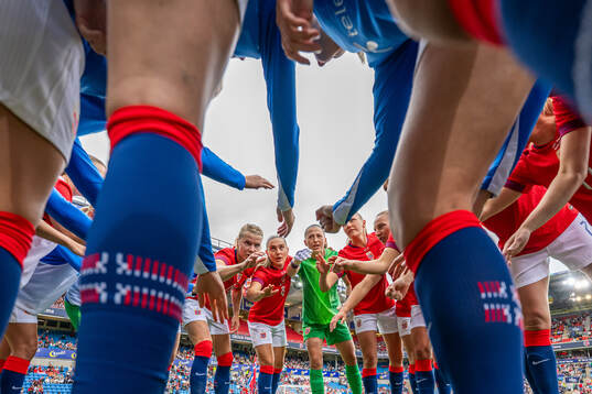 Ada Hegerberg, Vilde Bøe Risa, goalkeeper Cecilie