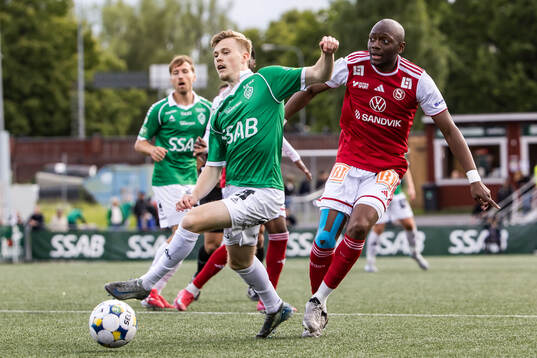 Brages Gustav Nordh och Sandvikens IFs Moonga Simba