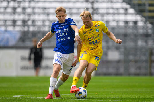 Trelleborgs Axel Vidjeskog och Oddevolds Linus Tornblad