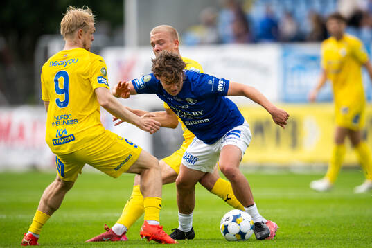 Trelleborgs Viktor Christiansson och Oddevolds Linus