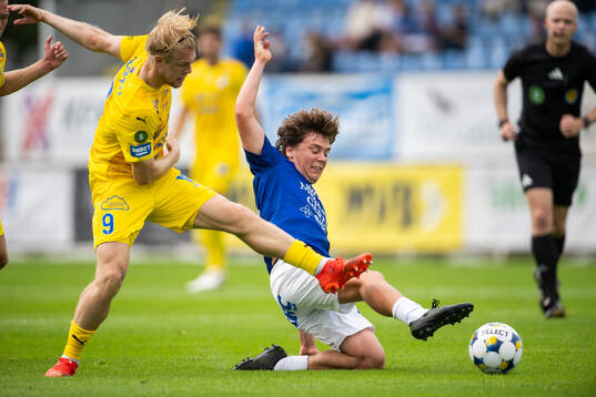 Trelleborgs Viktor Christiansson och Oddevolds Linus