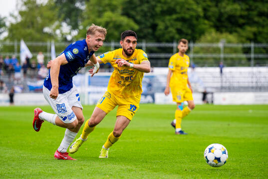 Trelleborgs Axel Vidjeskog och Oddevolds Daniel Krezic