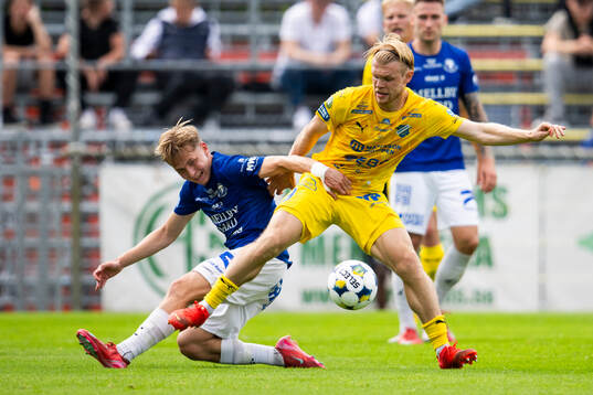 Trelleborgs Axel Vidjeskog och Oddevolds Linus Tornblad