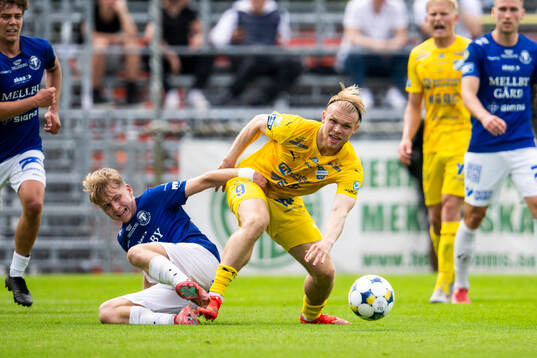 Trelleborgs Axel Vidjeskog och Oddevolds Linus Tornblad