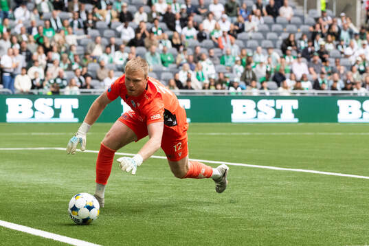 Halmstads målvakt Tim Erlandsson
