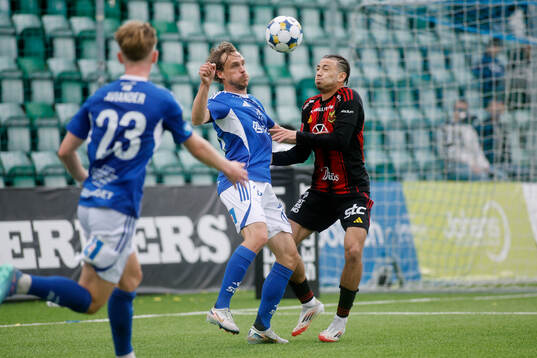 GIF Sundsvalls Pontus Engblom och Östersunds Ziad Ghanoum