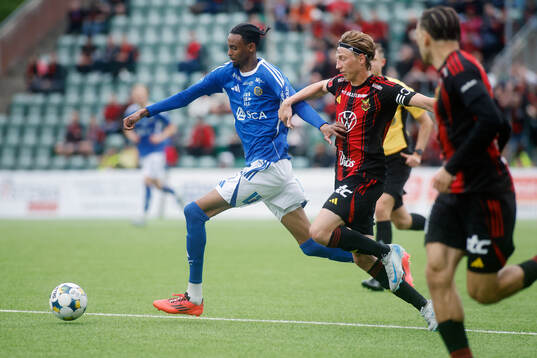 GIF Sundsvalls Yacqub Finey och Östersunds Philip Bonde