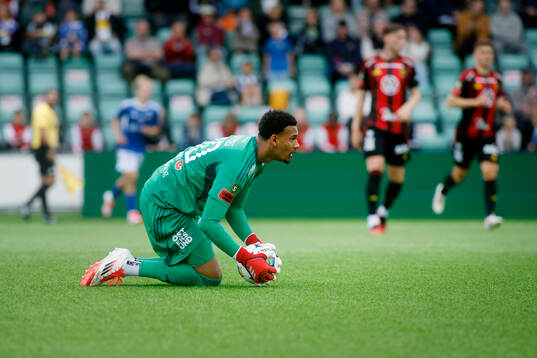 Östersunds målvakt Tyree Griffiths