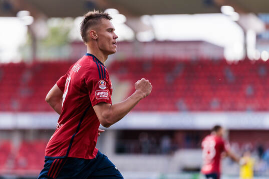 Östers Matias Tamminen jublar