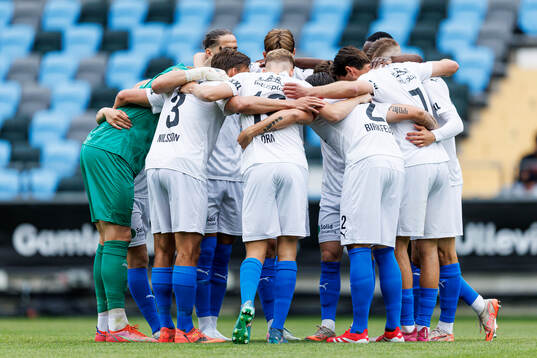 Helsingborgs spelare samlas