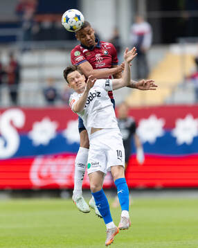 Örgrytes Mikael Dyrestam och Helsingborgs Max Svensson