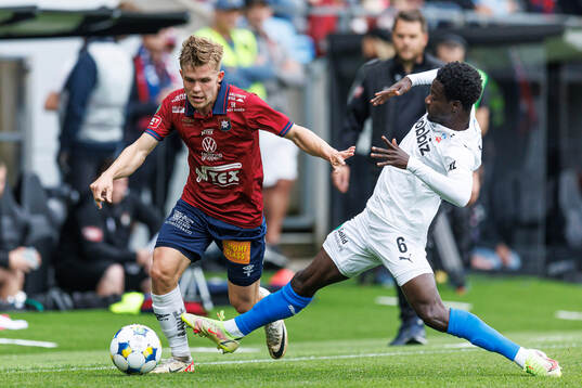 Örgrytes Isak Dahlqvist och Helsingborgs Samuel Asoma