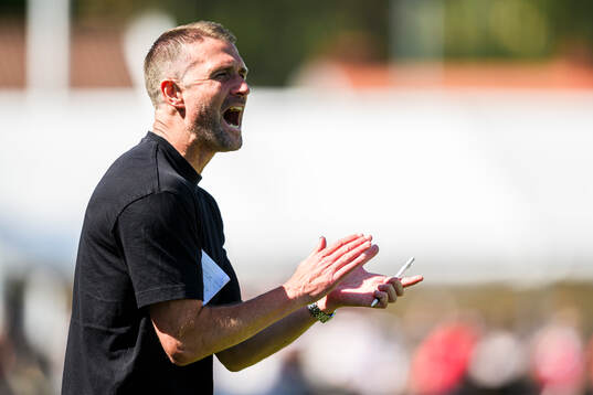 Degerfors tränare Tobias Solberg