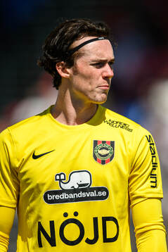 Brommapojkarnas målvakt Leo Cavallius