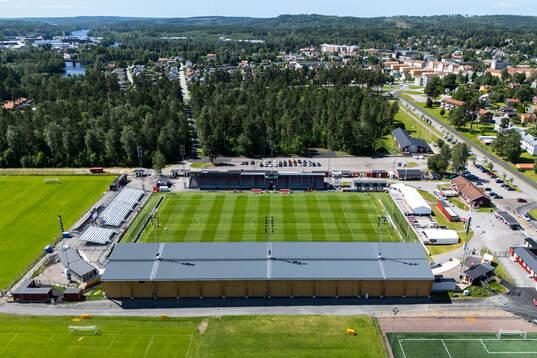 Drönarvy över Stora Valla