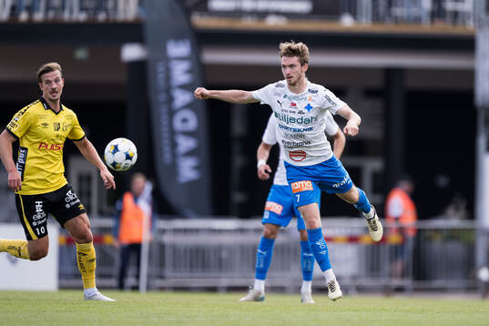 Elfsborgs Simon Olsson och Värnamos Carl Johansson