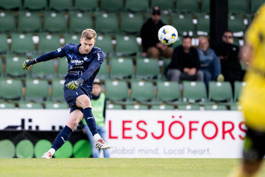 Värnamos målvakt Hugo Keto