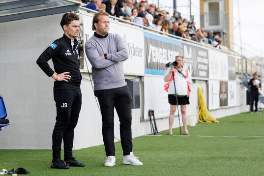 Umeå FCs assisterande tränare Jens Sjöström och