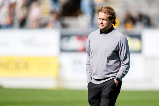 Umeå FCs tränare Anders Bååth Sjöblom
