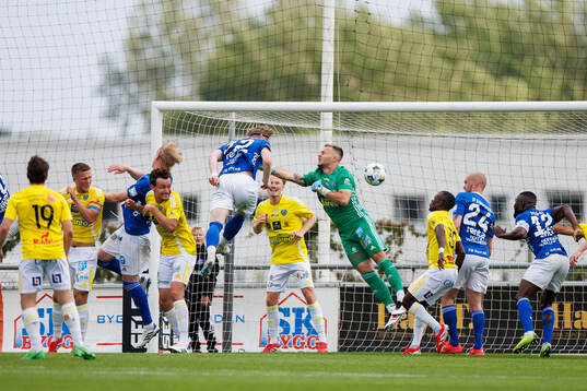 Falkenbergs målvakt Anton Andersson
