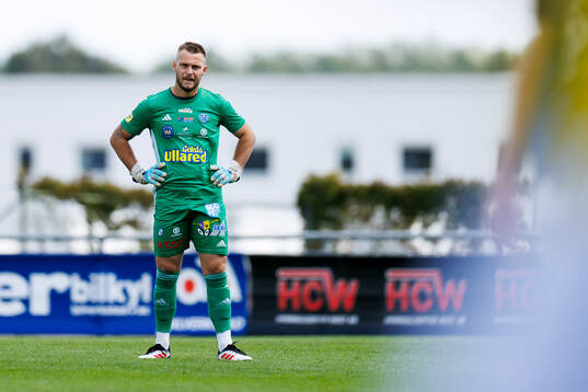 Falkenbergs målvakt Anton Andersson