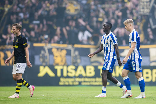 IFK Göteborgs Imam Jagne och David Kruse deppar