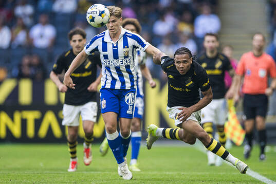 IFK Göteborgs Felix Eriksson och AIKs Kevin Filling