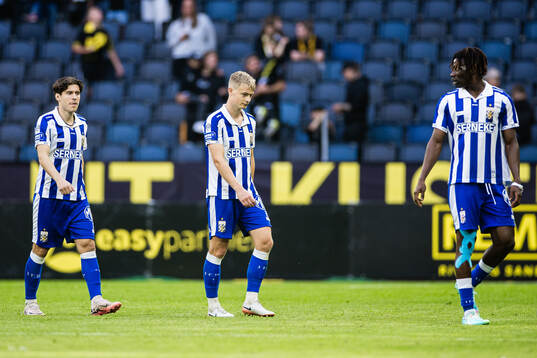 IFK Göteborgs Eman Markovic, David Kruse och Rockson