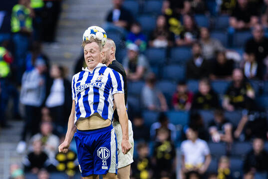 IFK Göteborgs Adam Carlén och AIKs Thomas Poppler