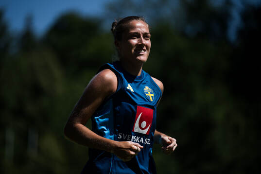 Filippa Angeldahl of the Swedish women's national football