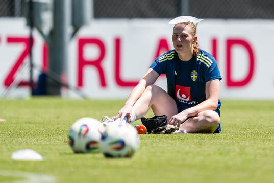 Goalkeeper Tove Enblom of the Swedish women's national