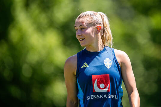 Amanda Nildén of the Swedish women's national football