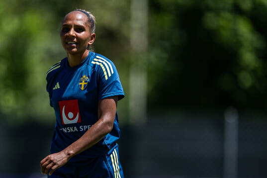 Madelen Janogy of the Swedish women's national football
