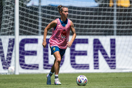 Julia Zigiotti Olme of the Swedish women's national