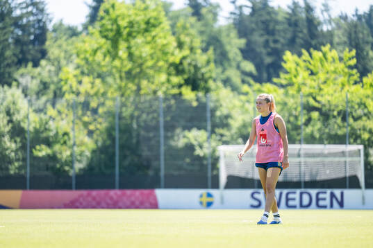 Amanda Nildén of the Swedish women's national football
