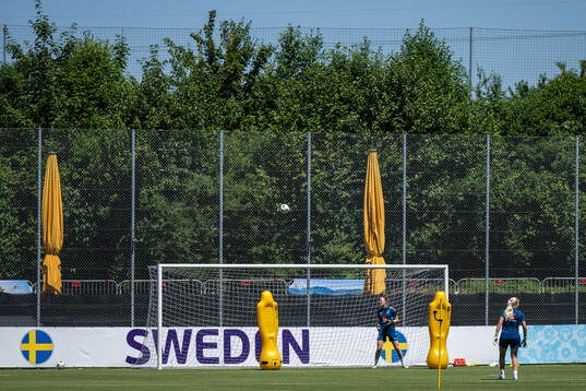 Goalkeeper Tove Enblom of the Swedish women's national