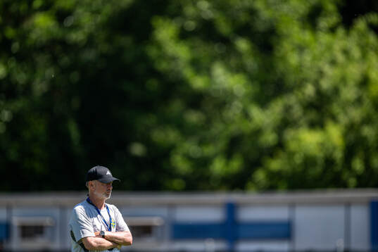 Head coach Peter Gerhardsson of the Swedish women's