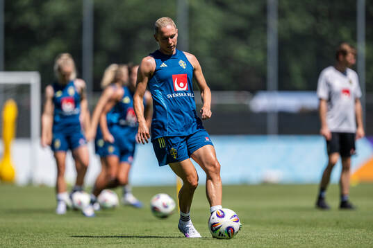 Jonna Andersson of the Swedish women's national football