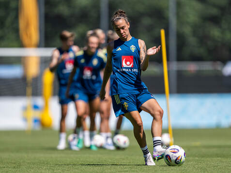 Julia Zigiotti Olme of the Swedish women's national
