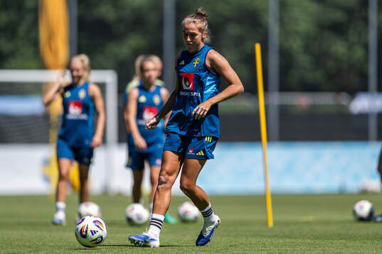 Filippa Angeldahl of the Swedish women's national football