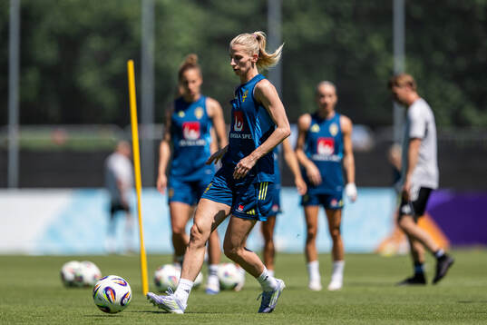 Sofia Jakobsson of the Swedish women's national football