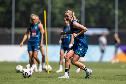 Hanna Lundkvist of the Swedish women's national football