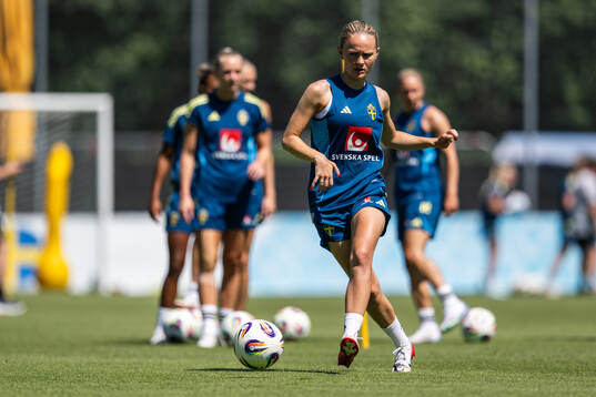 Matilda Vinberg of the Swedish women's national football