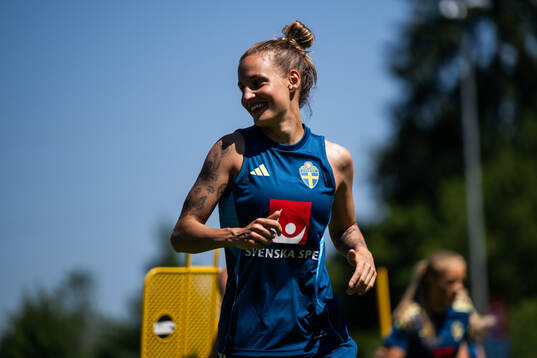 Nathalie Björn of the Swedish women's national football