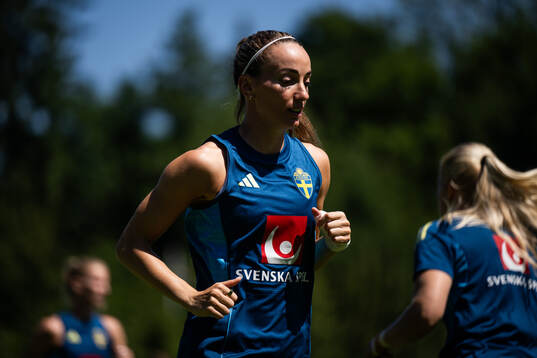 Kosovare Asllani of the Swedish women's national football